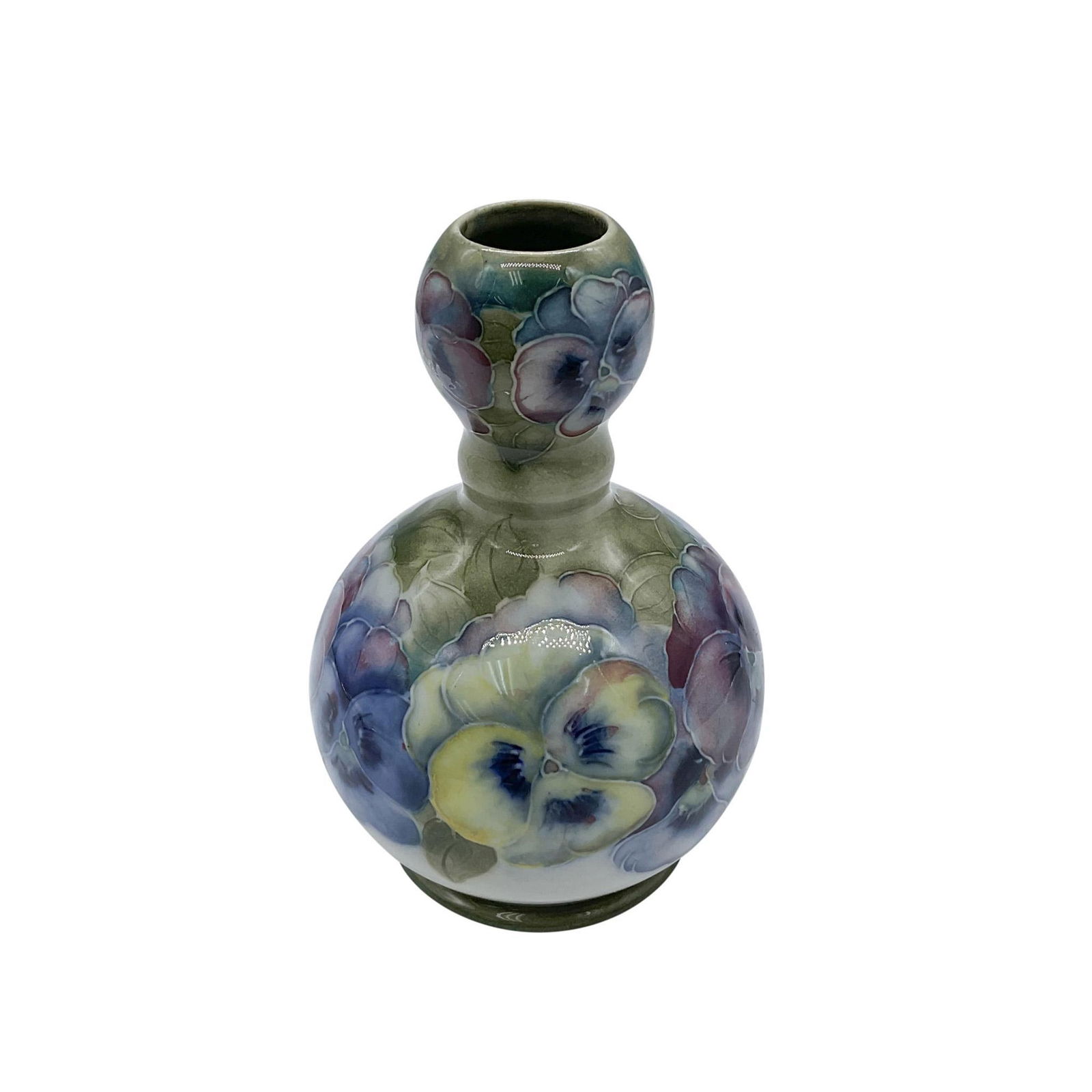 Macintyre by William Moorcroft Vase, Pansy (1 of 5)
