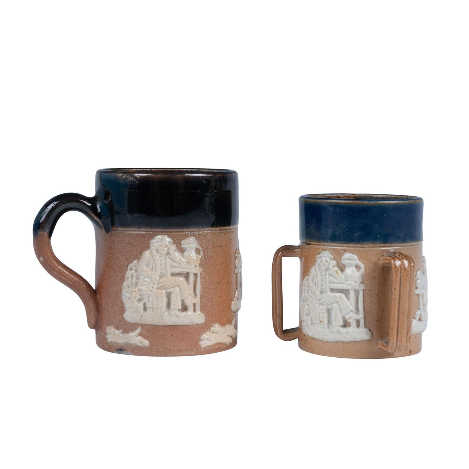 2pc Doulton Lambeth Harvest Scene Mini Tyg and Mug (1 of 5)