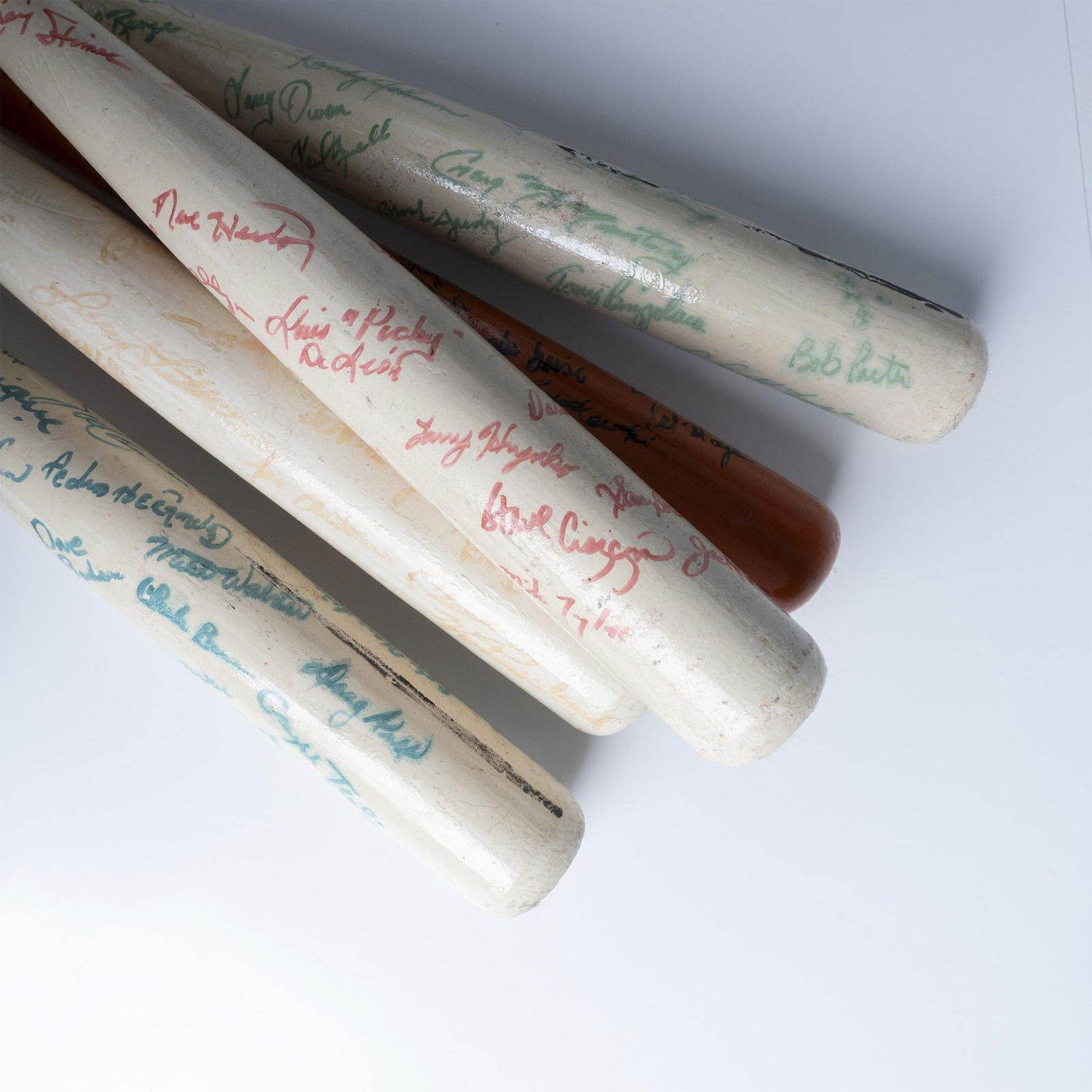 5pc Autographed Baseball Bats (1 of 15)