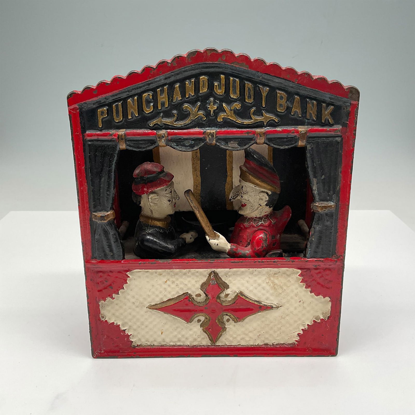 Vintage Punch and Judy Cast Iron Mechanical Bank (1 of 4)