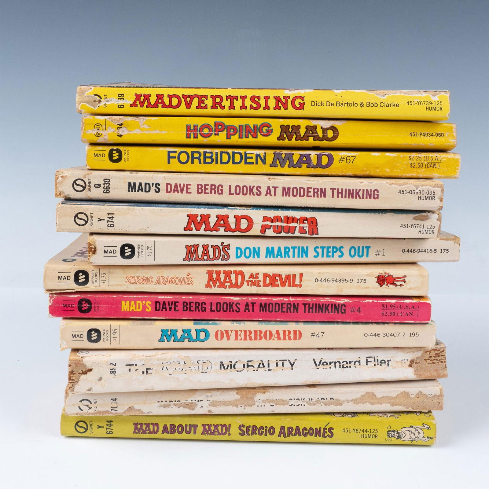 12pc Vintage Group of Mad Magazine Soft Cover Books (1 of 3)