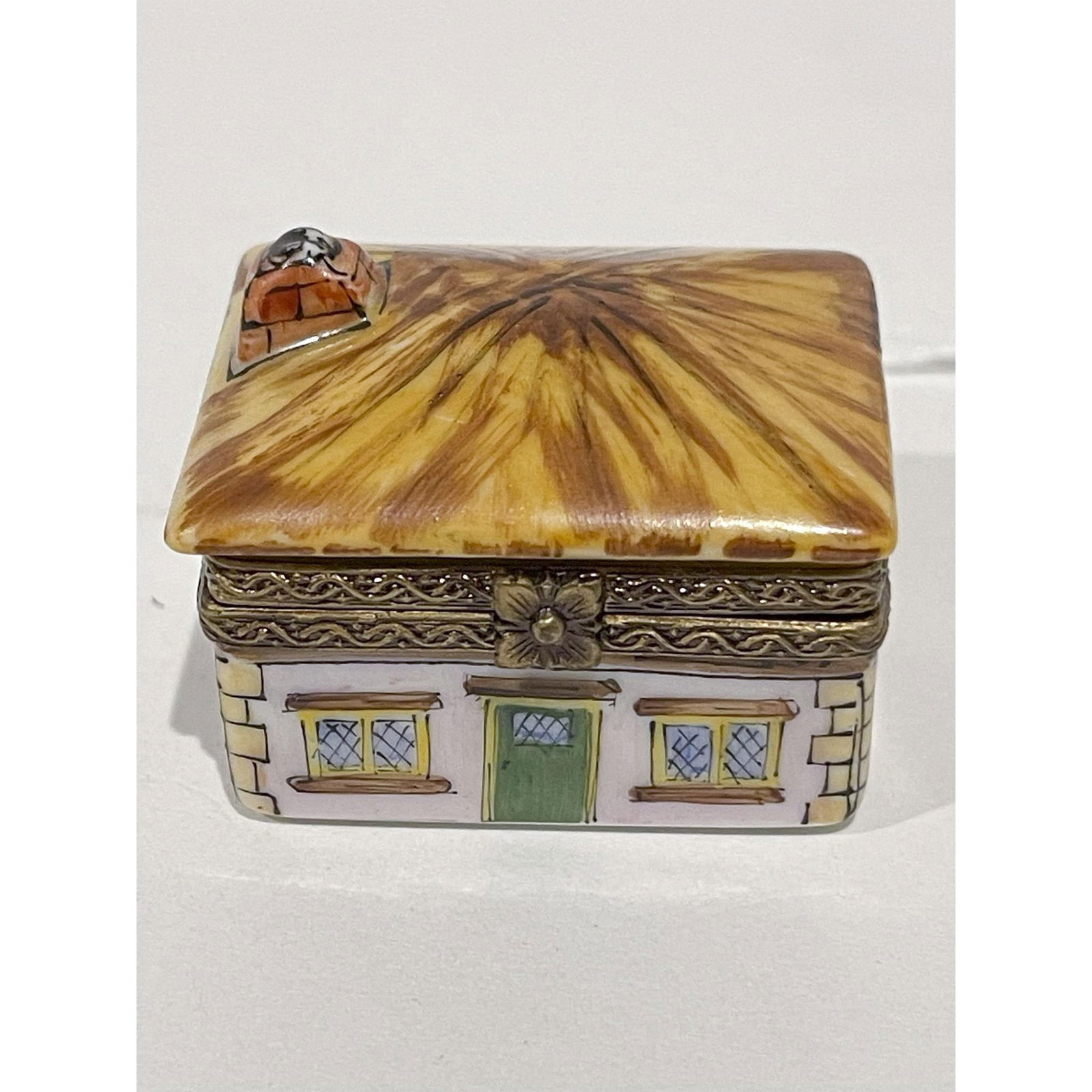 Limited Ed Limoges Keepsake, French Country Cottage House (1 of 4)