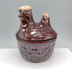 Vintage Mccoy USA Collectable Pottery, Hen Cookie Jar