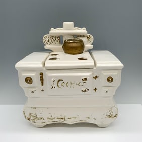 Mccoy USA Collectable Pottery, White Stove Cookie Jar