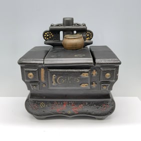 Mccoy USA Collectable Pottery, Black Stove Cookie Jar