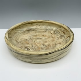 Weller Marbleized Pottery Bowl