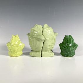 4pc Salt and Pepper Shakers, Iceberg Lettuce and Francis Ivy