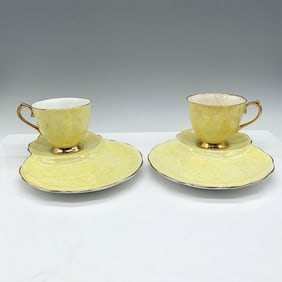 4pc Royal Albert Bone China Gossamer Tea Cups Luncheon Set