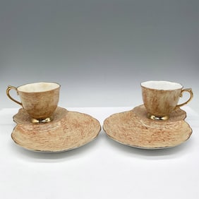 4pc Royal Albert Bone China Gossamer Tea Cups Luncheon Set