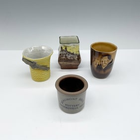 4pc Collection of Toothpick Holders including Royal Doulton