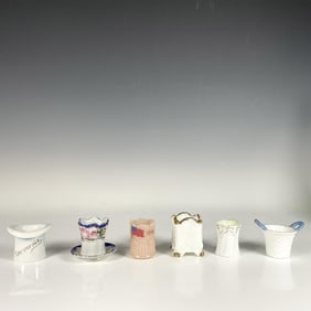 6pc Vintage Toothpick Holders