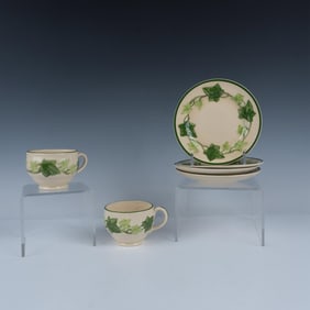 6pc Franciscan Earthenware Tea for Two, Ivy