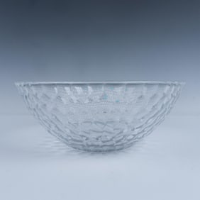 Tiffany & Co. Crystal Pebble Bowl