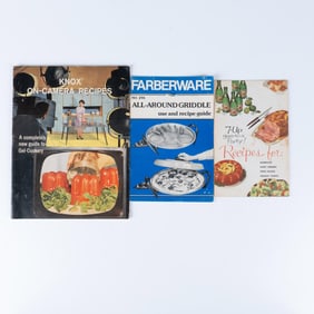 3pc Vintage Cooking Books