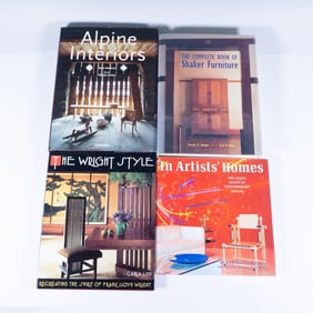 8pc Home Decor and Art Books