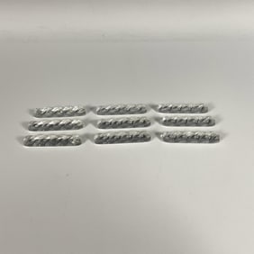 9pc Glass Knife Serving Rests