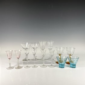 14pc Glass Cordial and Shot Glasses