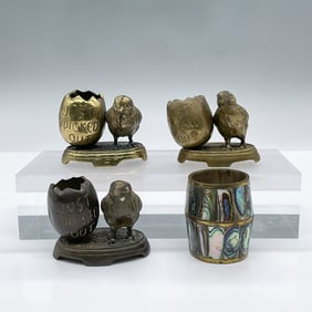 4pc Brass Toothpick Holders