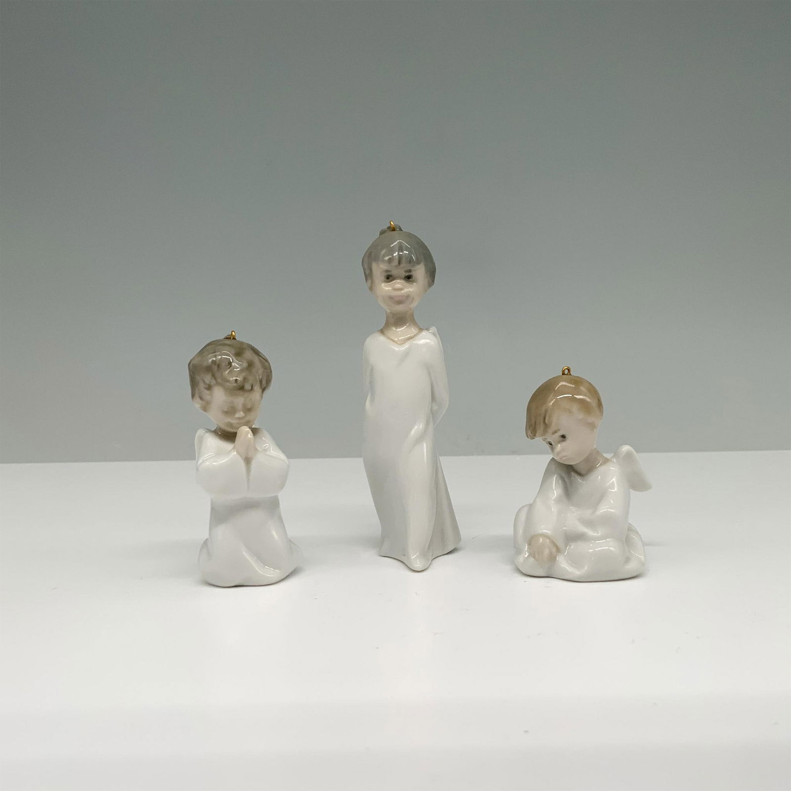 Lladro Porcelain Tree Ornament Set, Mini Angels 1001604 (1 of 5)