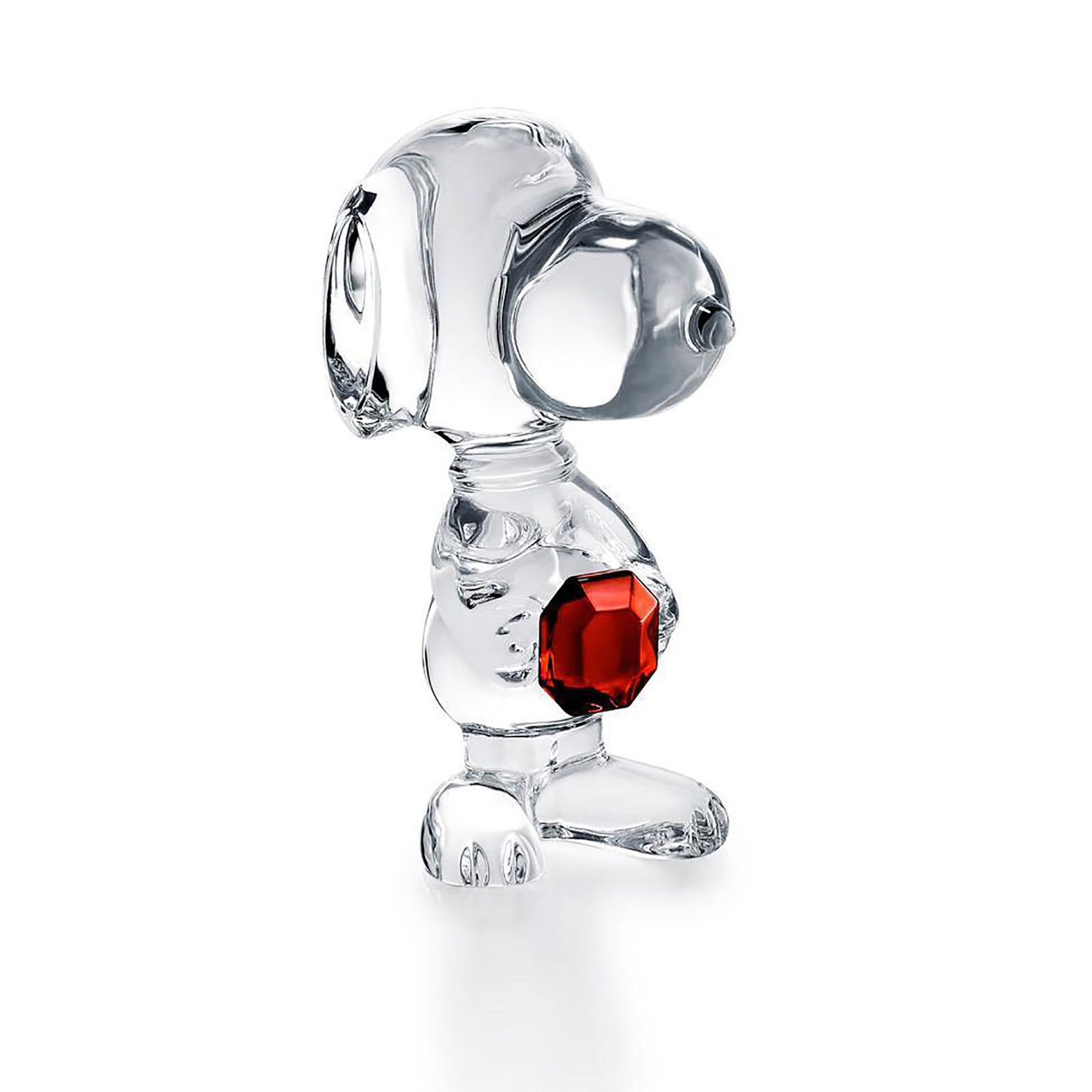 Baccarat Crystal Figurine, Snoopy Octagon, Sealed Box (1 of 3)