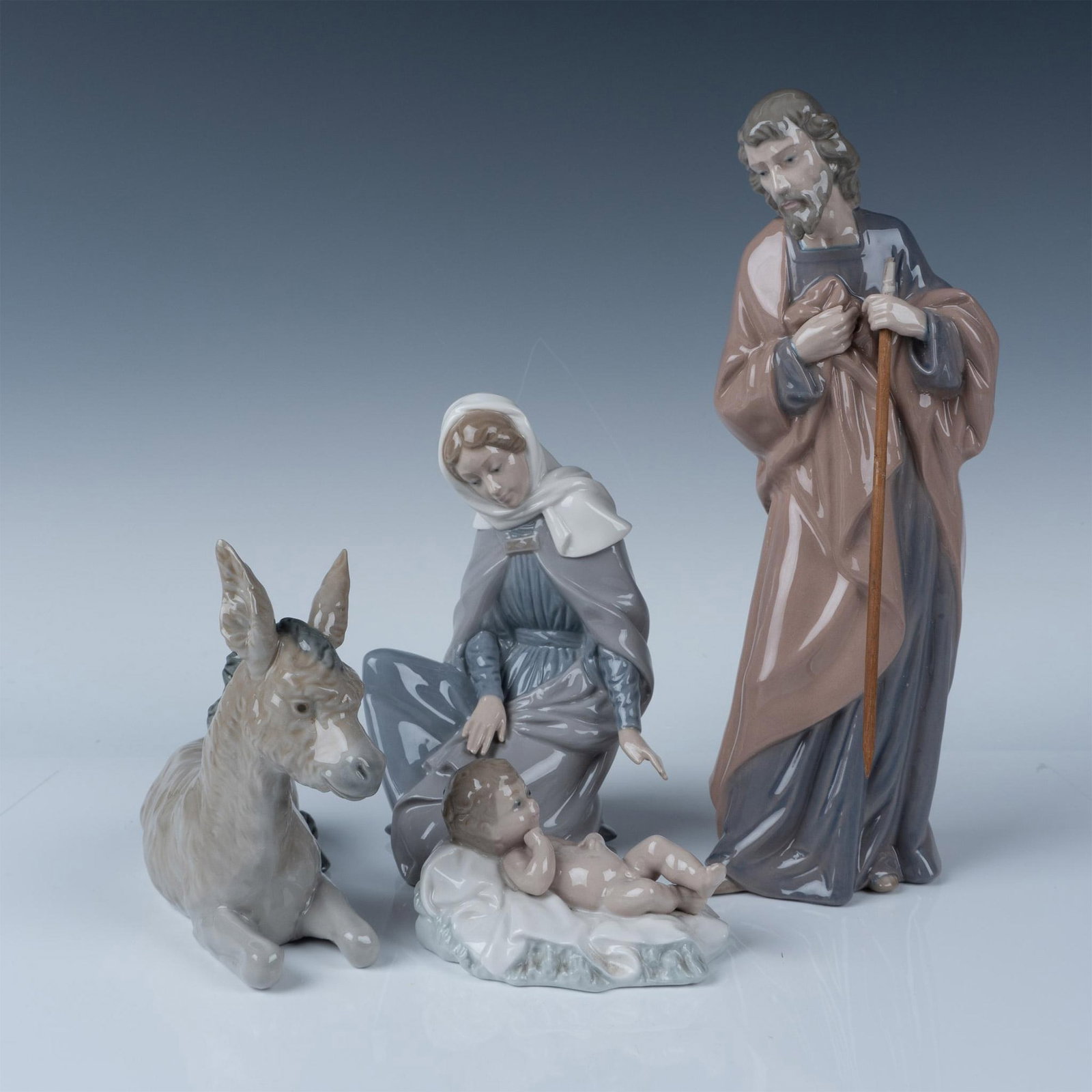 4pc Nao by Lladro Porcelain Figurines, Nativity (1 of 4)