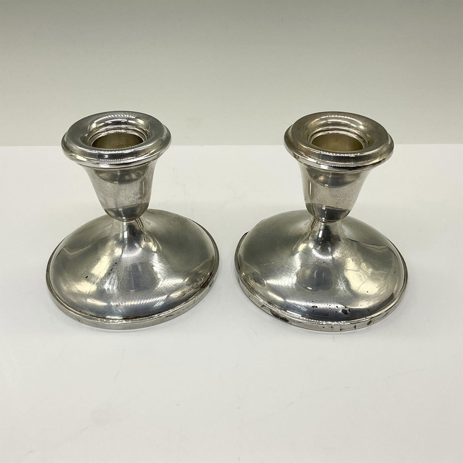 Pair of Hamilton Sterling Silver Candle Holders (1 of 3)