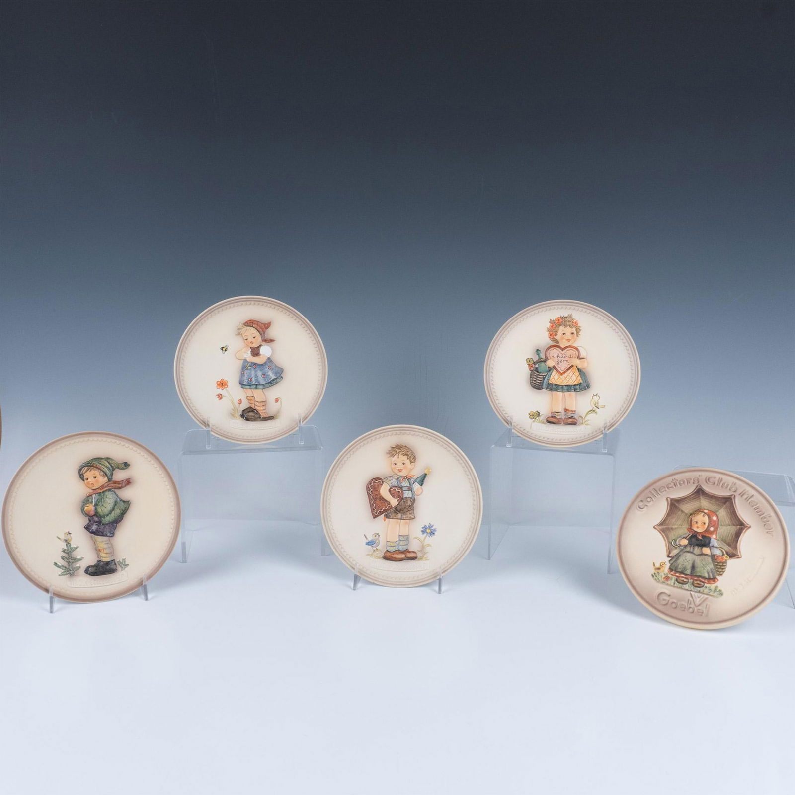 5pc Goebel Hummel Celebration Wall Plate Series (1 of 7)
