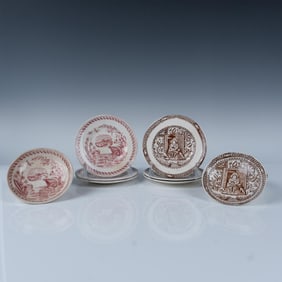 12pc Water Hen and C.A. & Sons Child's Bowl/Plates Grouping