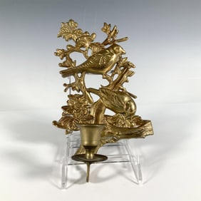 Gilded Sparrow Wall Sconce