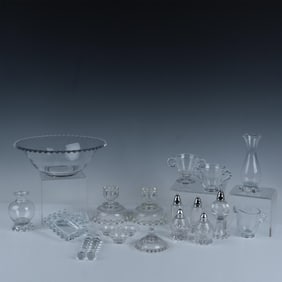 20pc Imperial Glass Tableware, Candlewick