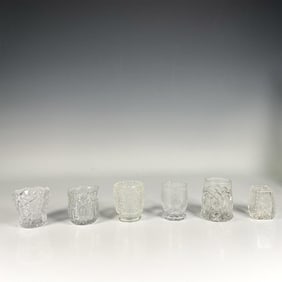 6pc Glass Toothpick Holders