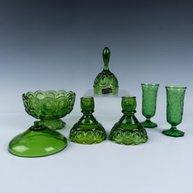 7pc LE Smith Candle Holder, Fairy Lamp, Bell & Green Parfait