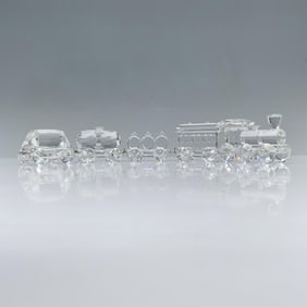 5pc Swarovski Crystal Figurines, Train Set