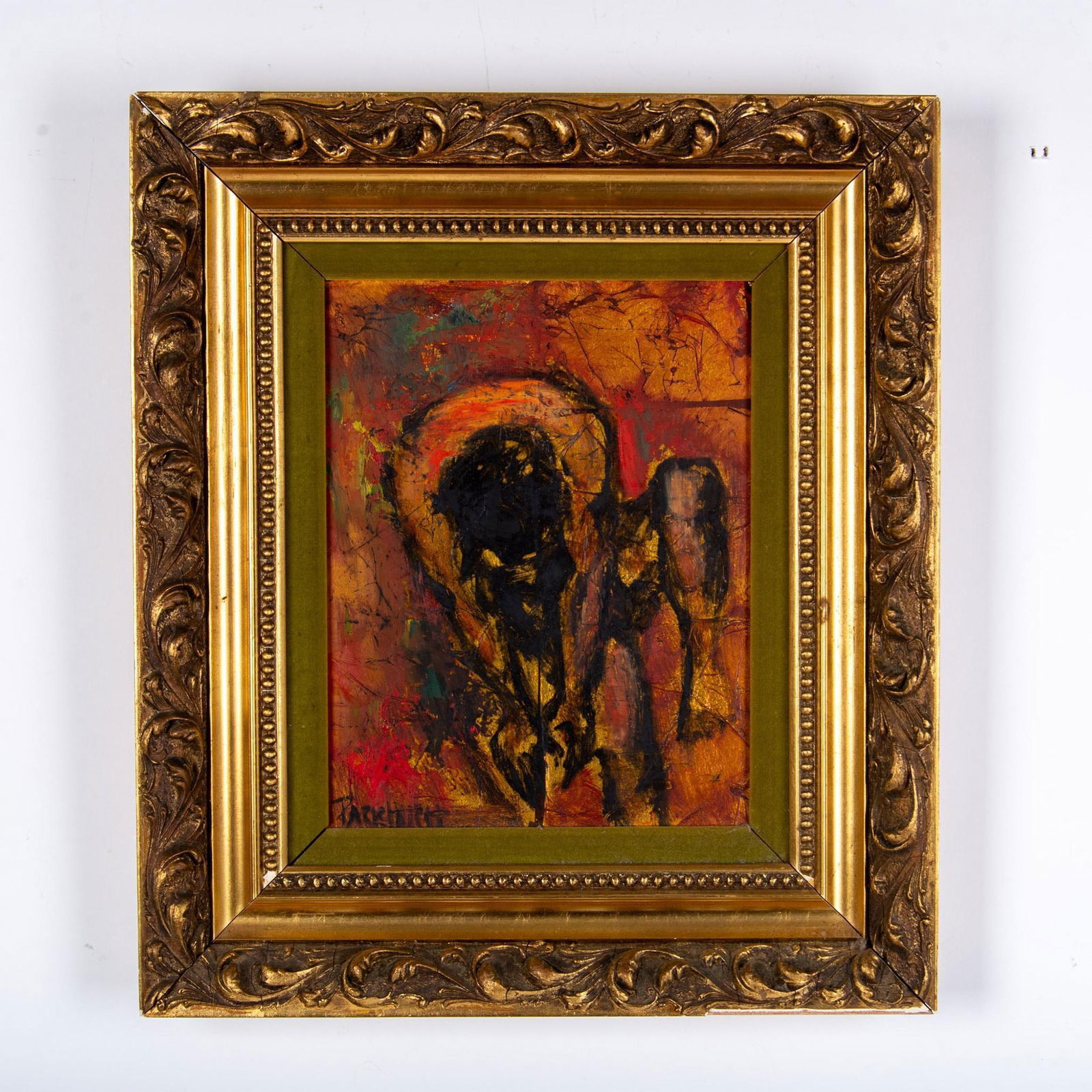 Violet Parkhurst, Original Embellished Oil Painting, Signed (1 of 5)