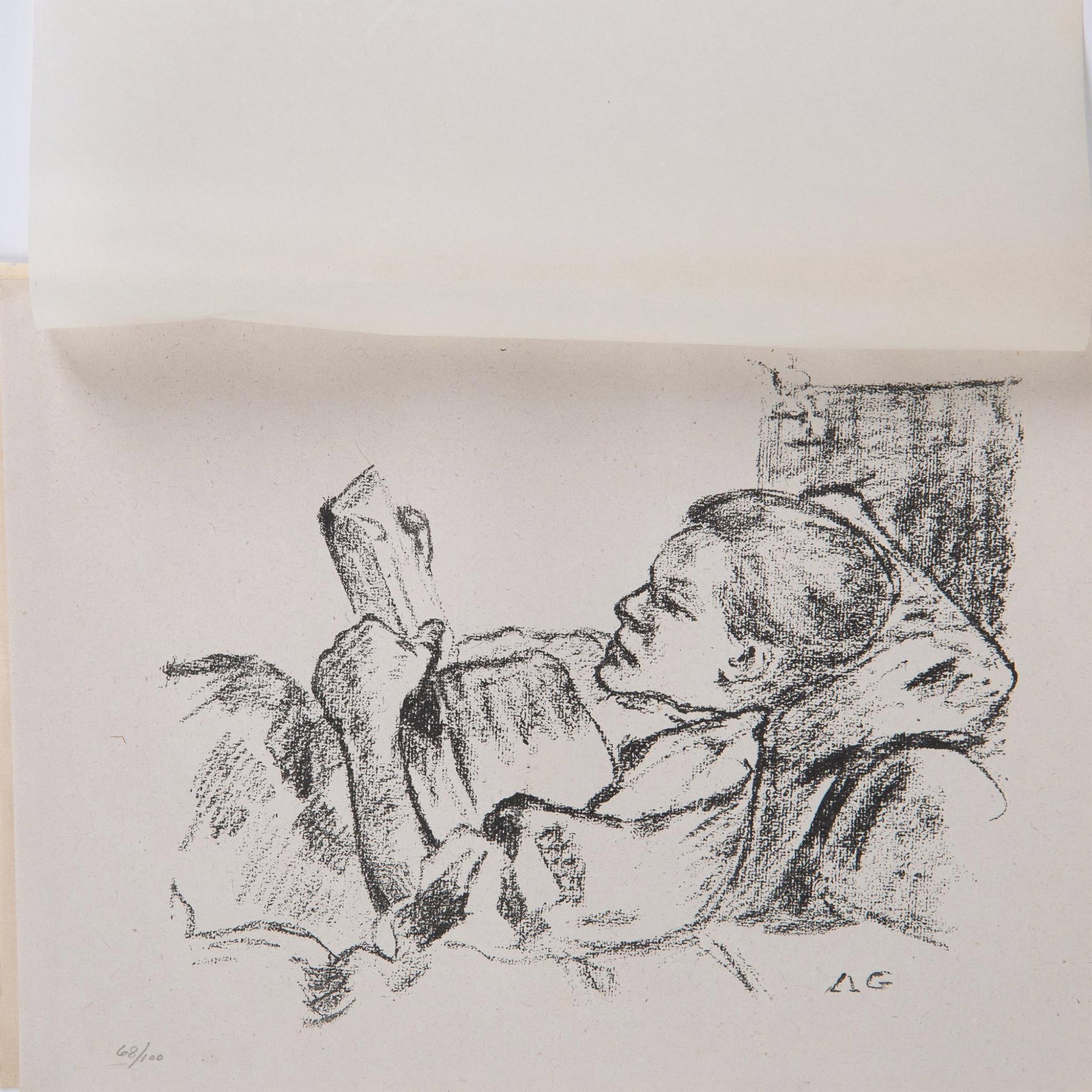 Guillaumin (Aft.) Original Engraving on Paper: Antique double engravings on paper after French Impressionist artist Armand Guillaumin. This unpublished work was for the limited edition portfolio Histoire des peintres impressionnistes by Theodore D