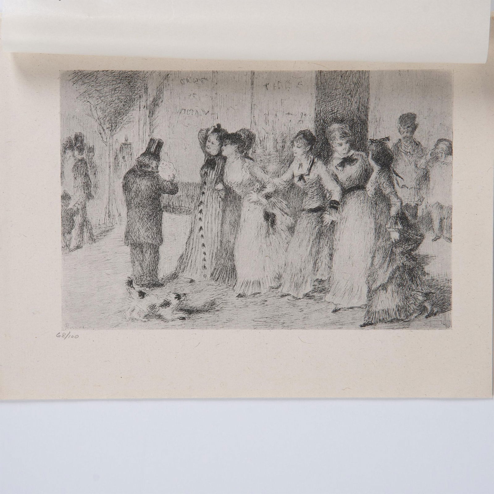 Renoir (Aft.) Original Engraving on Paper (1 of 4)