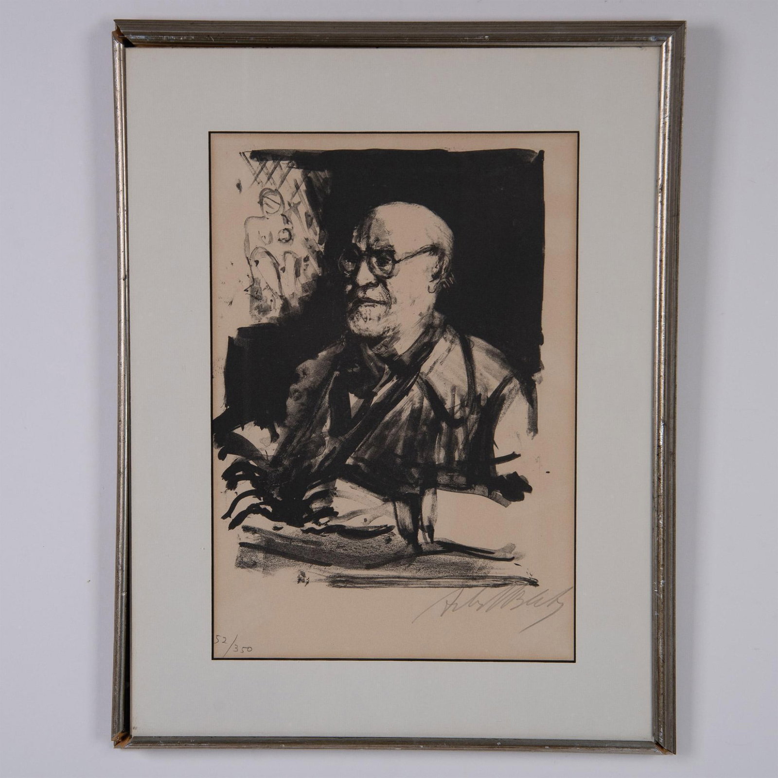 Arbit Blatas, Original Lithograph on Paper, Matisse, Signed (1 of 4)