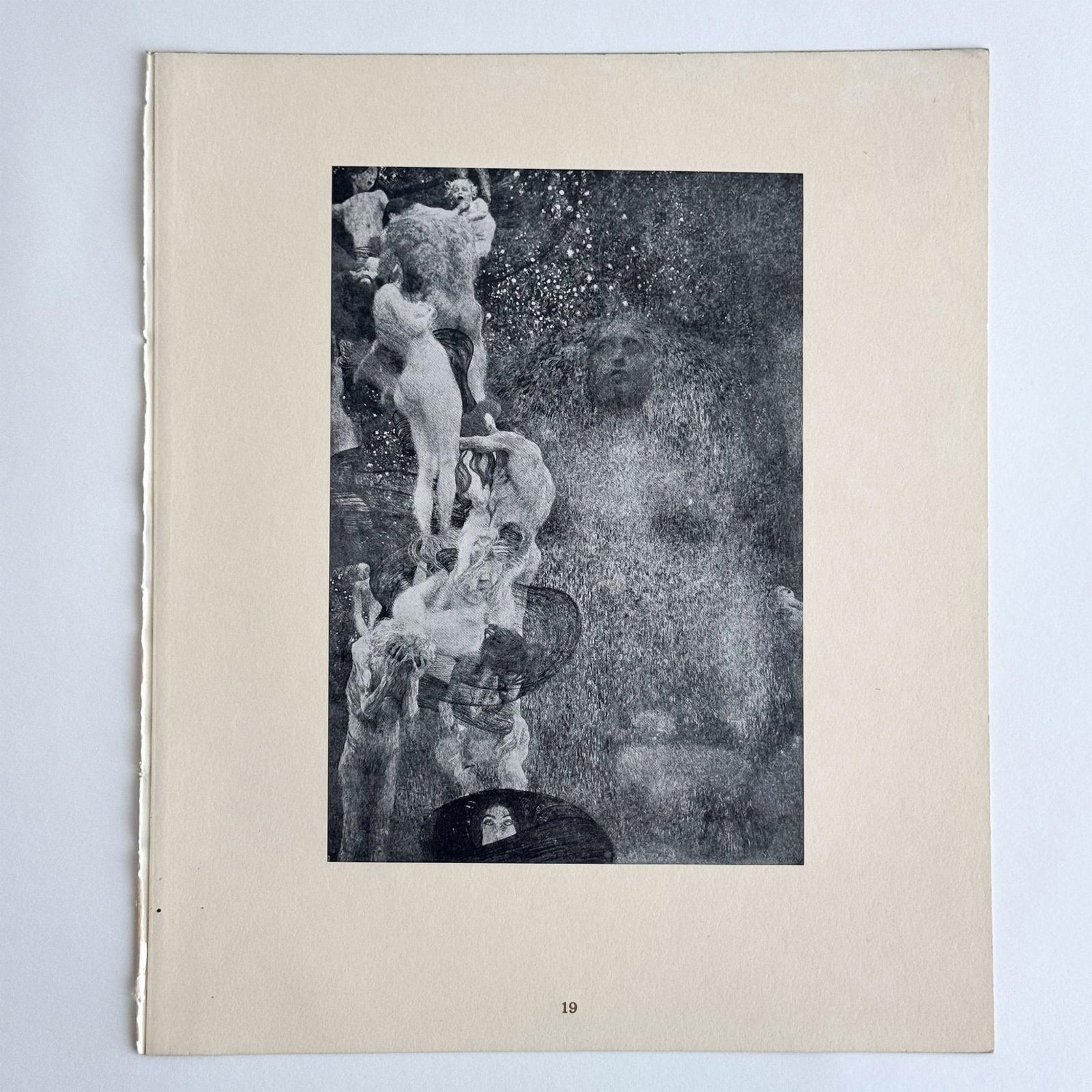 Gustav Klimt (After) Antique Art Nouveau Collotype on Paper (1 of 3)