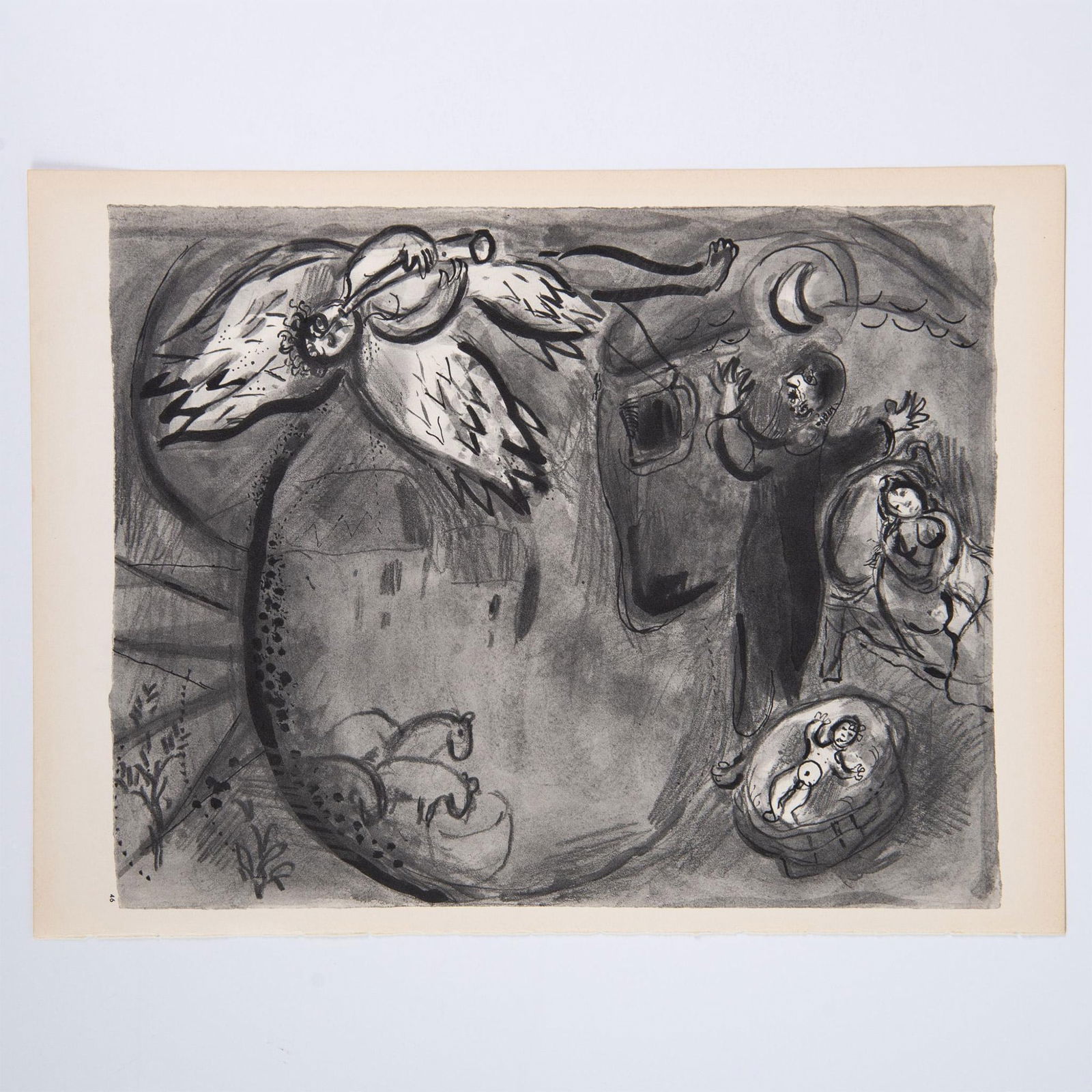 Marc Chagall (Aft.) Monochrome Heliogravures on Velin Paper (1 of 4)