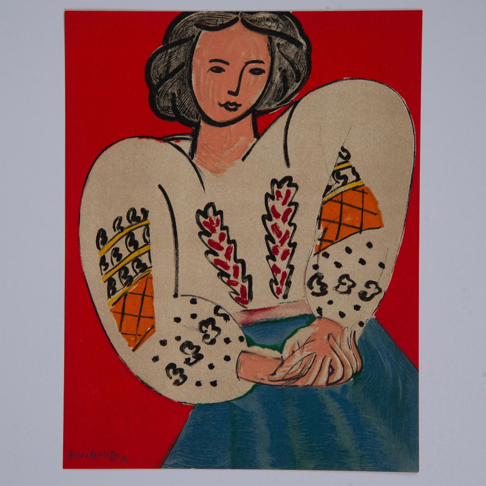 Henri Matisse (Aft.) Original Lithograph on Paper (1 of 2)