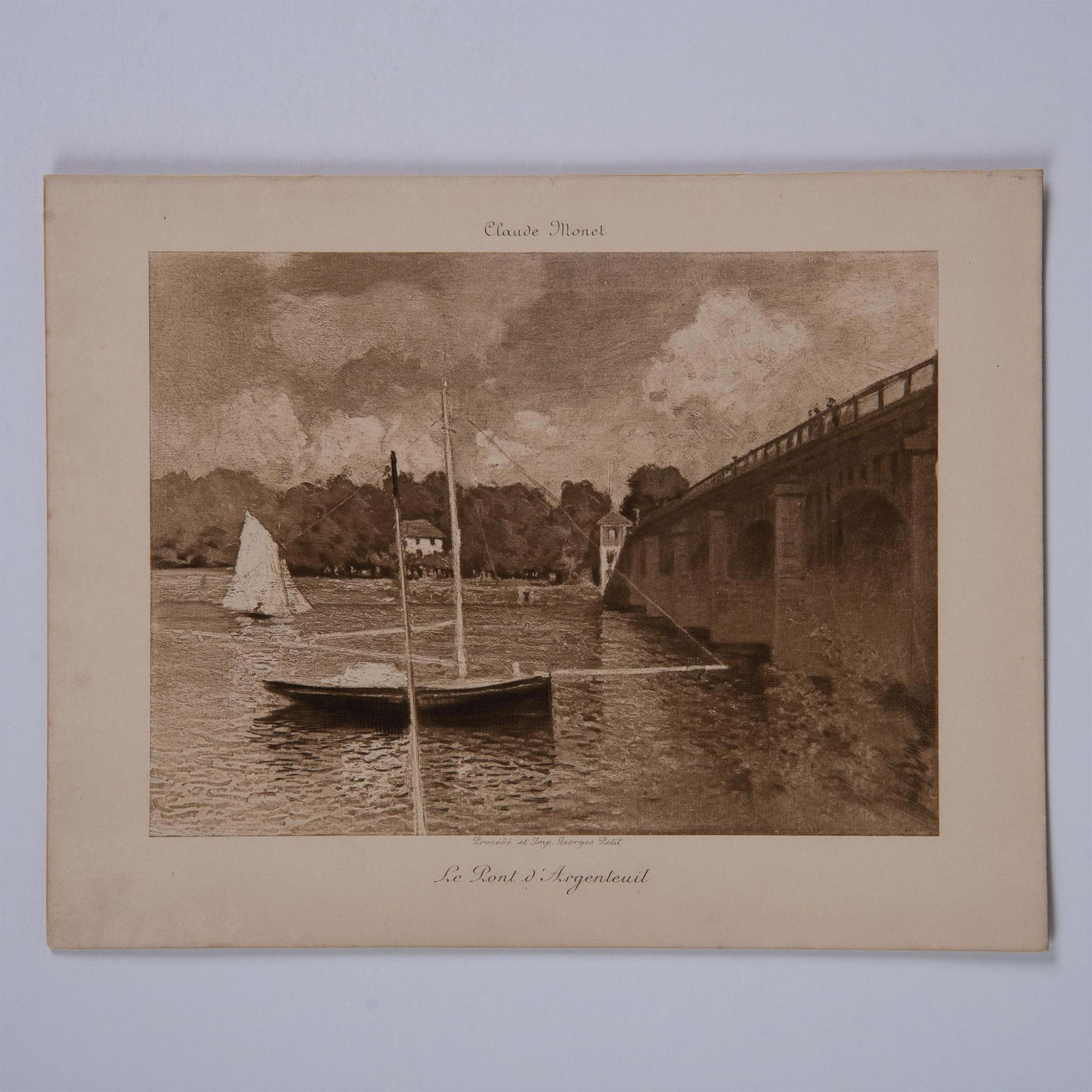 Claude Monet (Aft.) Original Photogravure on Paper (1 of 2)