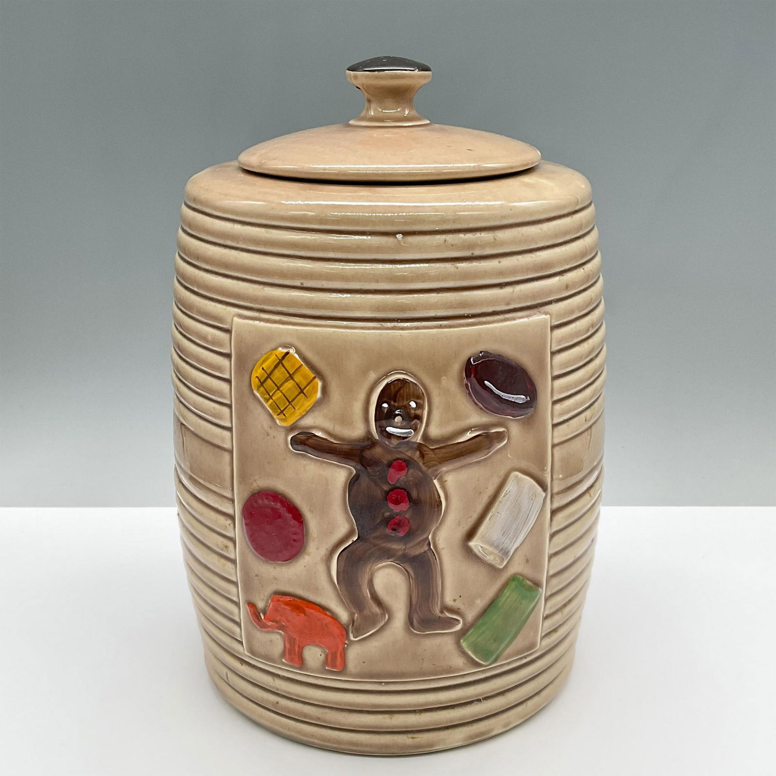 McCoy Cookie Jar with Lid, Gingerbread Man (1 of 5)