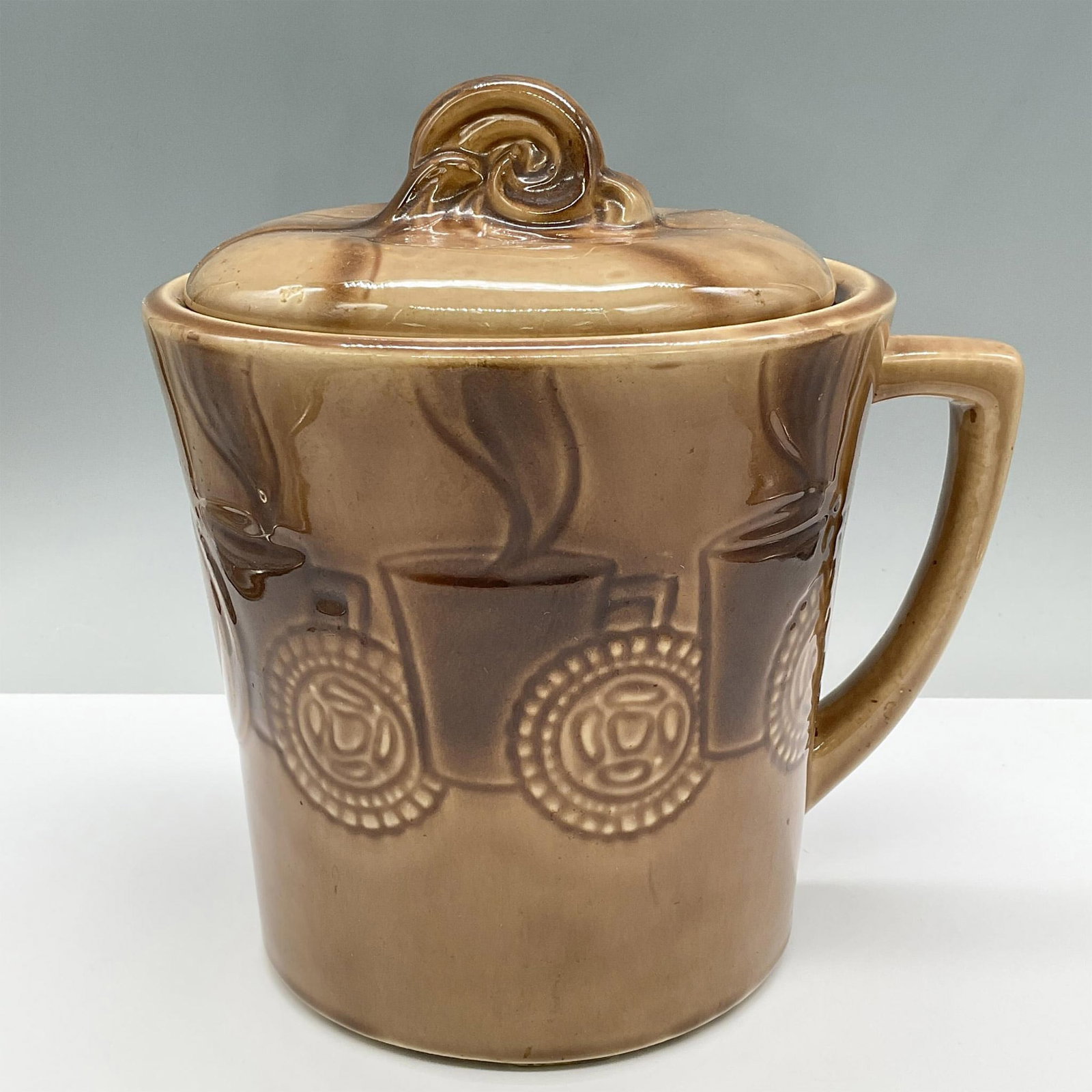 McCoy Cookie Jar with Lid, Coffee Cup (1 of 4)