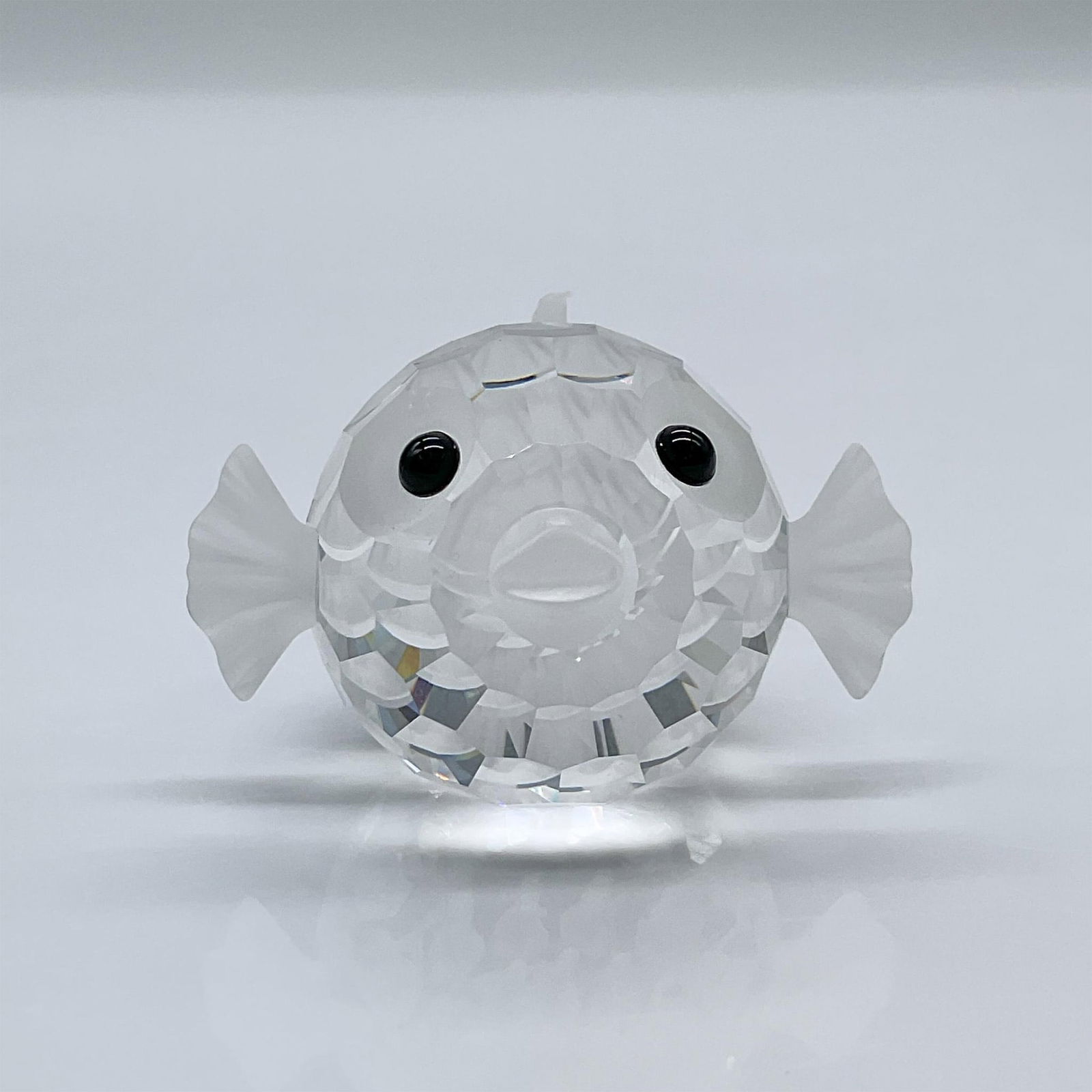 Swarovski Crystal Figurine, Miniature Blowfish (1 of 4)