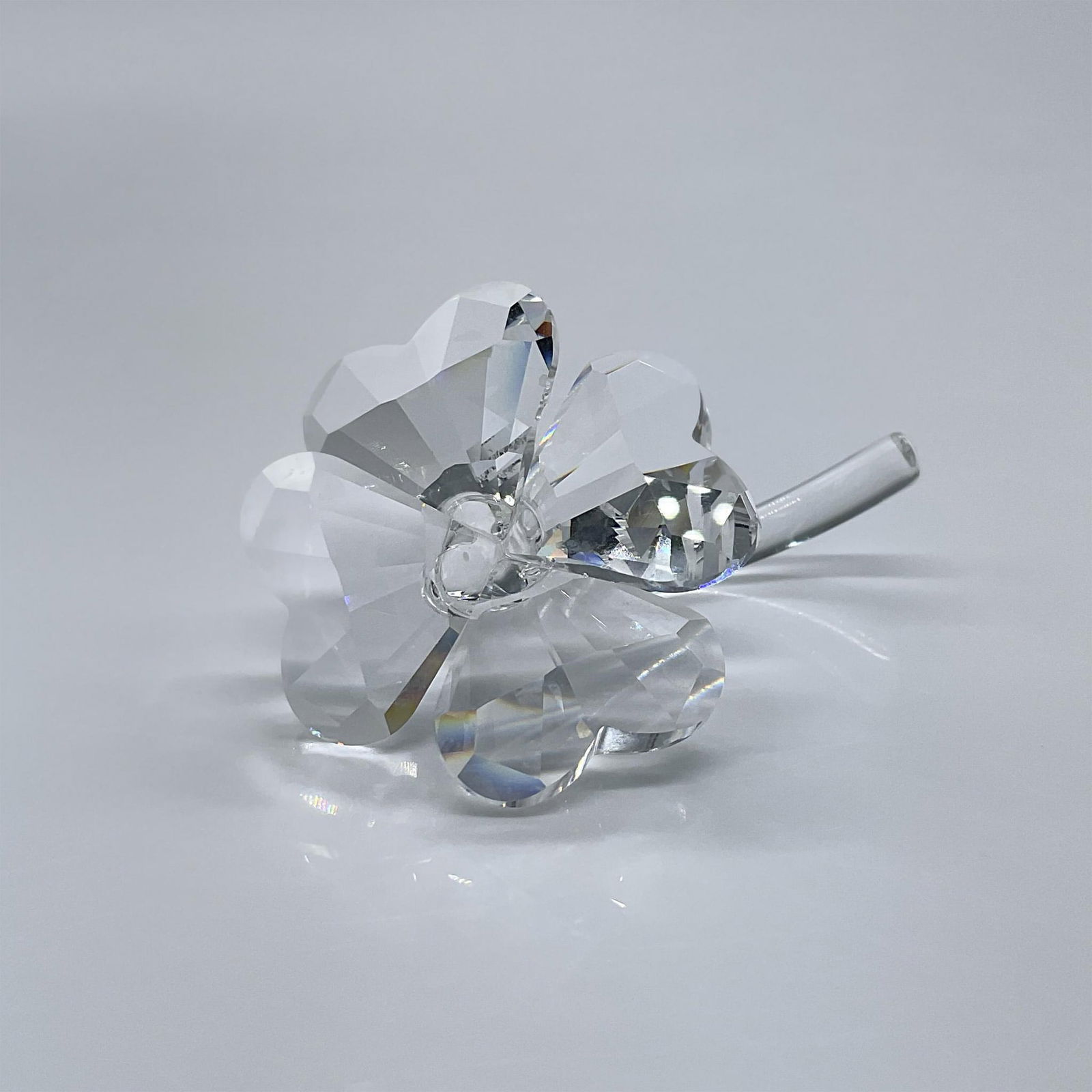 Swarovski Crystal Figurine, Four Leaf Clover (1 of 3)