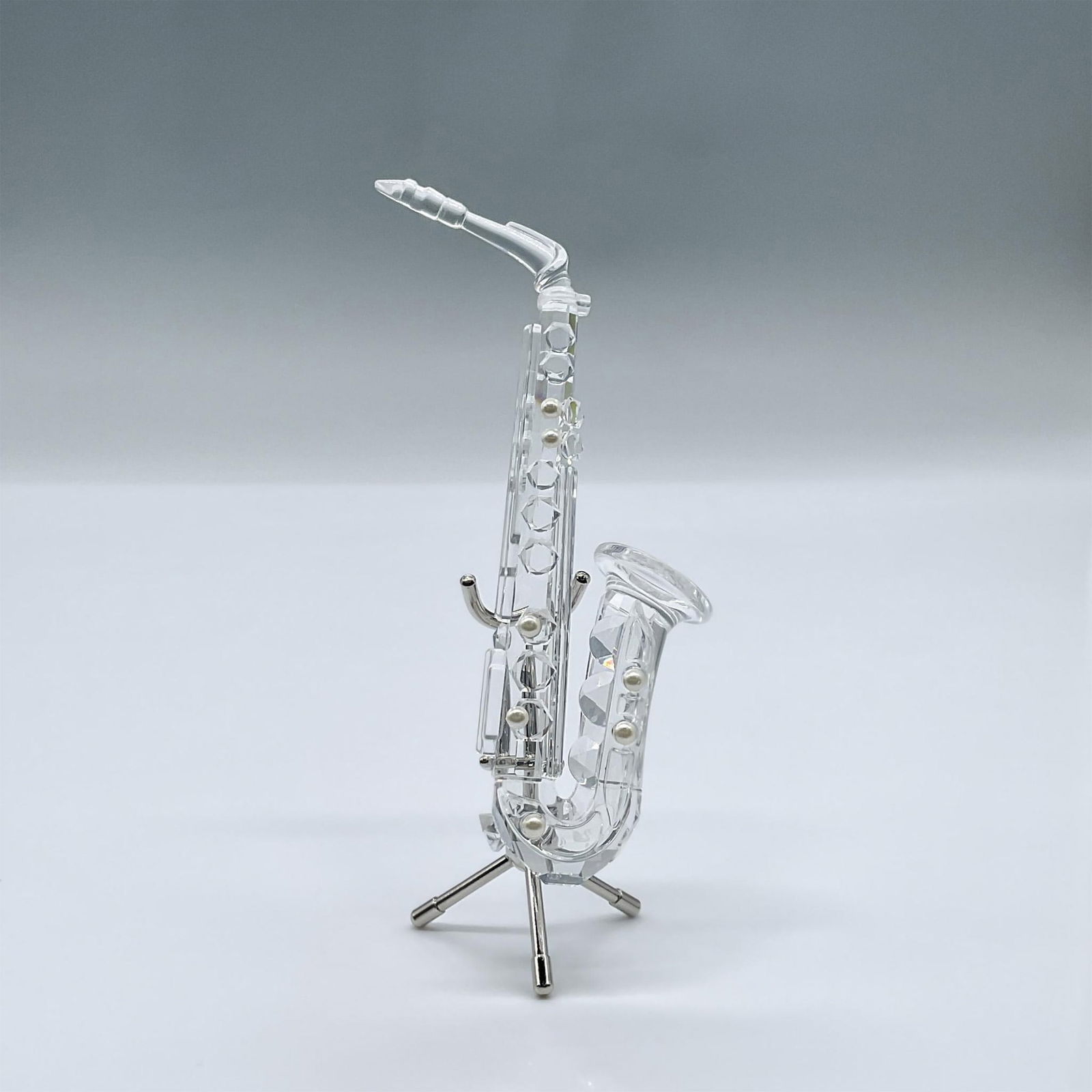 Swarovski Crystal Figurine, Saxophone (1 of 4)
