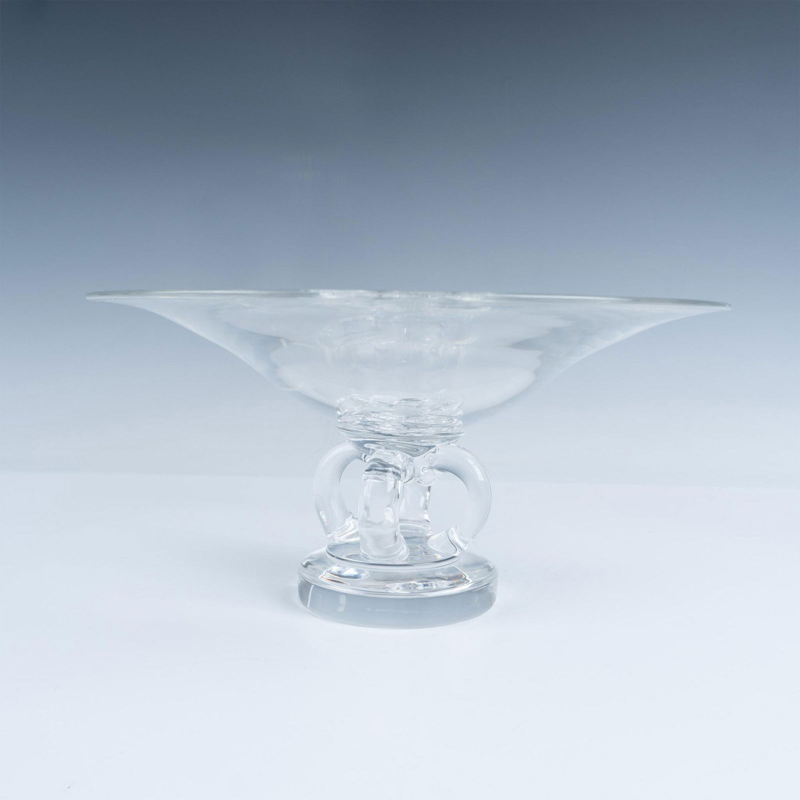 Vintage Steuben Glass Crystal Pedestal Centerpiece (1 of 4)
