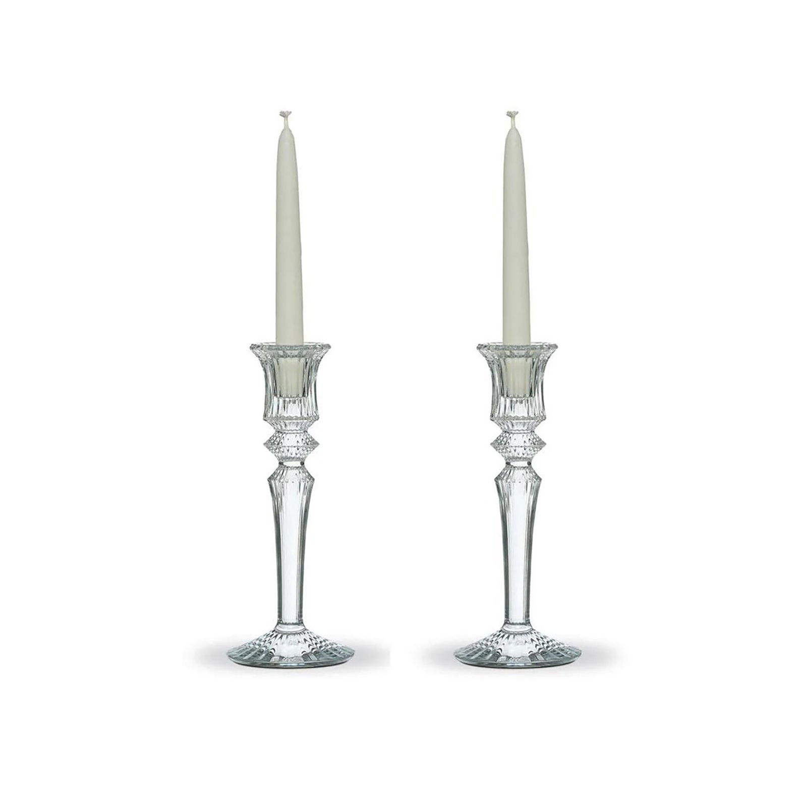 Baccarat Crystal Candleholders, Mille Nuits, Sealed (1 of 3)