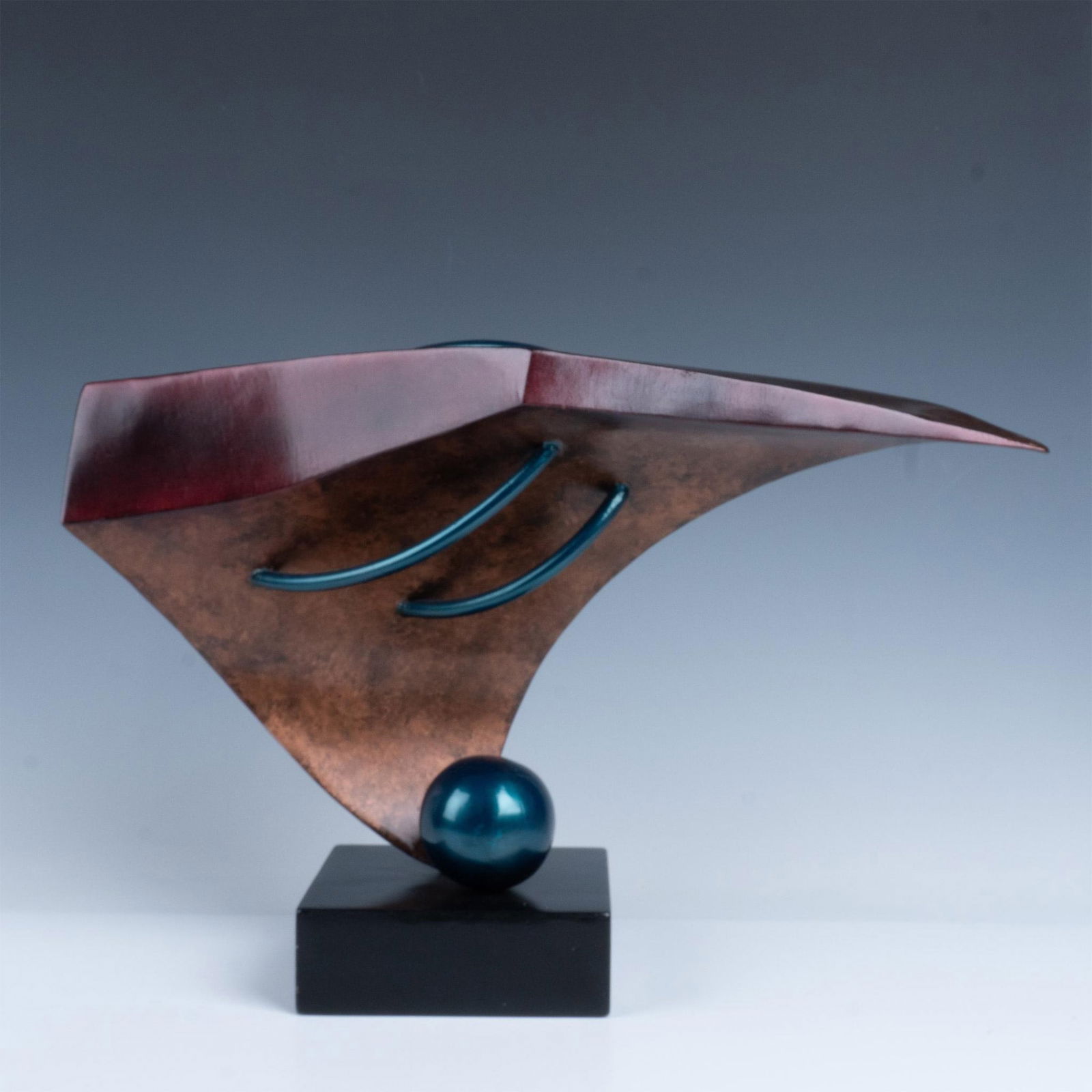 Eugene Perry Metal Art Sculpture, Time Traveler (1 of 6)