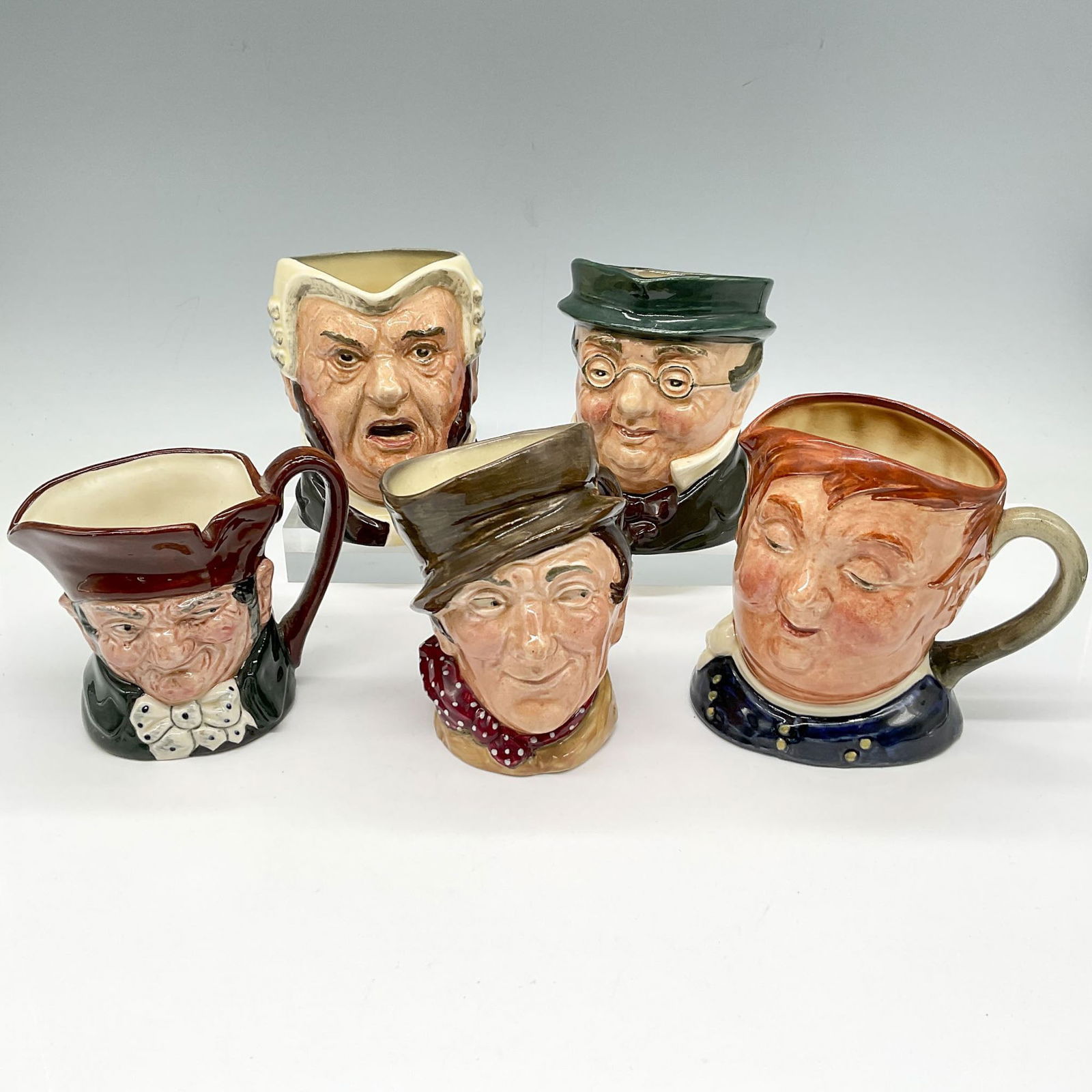 5pc Royal Doulton Dickens Character Jugs (1 of 3)